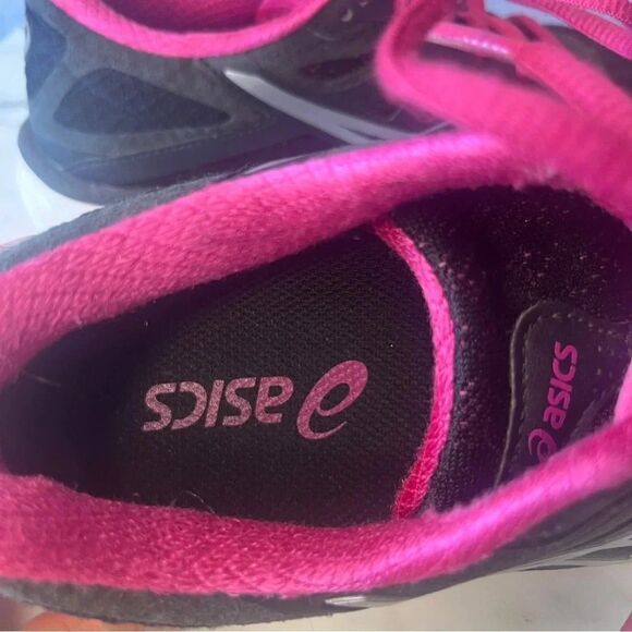 Asics Women’s 33-M Running Shoe Athletic Sneakers Black Pink size 6.5 - Picture 9 of 10